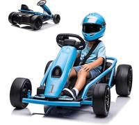 24V Drift Go-Kart électrique Enfant | 2x300W | Batterie 9Ah | Démarrage Progressif | Siège Réglable