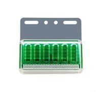 24V LED Truck Side Marker Light Red Amber White(green) | Red amber white options, 24V system compatible, side marker rear use, low power 8W, easy snap install