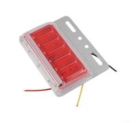 24V LED Truck Side Marker Light Red Amber White(Red) | Red amber white options, 24V system compatible, side marker rear use, low power 8W, easy snap install