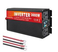 24v to 110v,Onduleur à onde sinusoïdale pure continue de 3000 W crête 1500 W, convertisseur de puissance 12 V-72 V DC à 110 V 220 V AC avec indicateurs LED pour secours d'urgence solaire RV