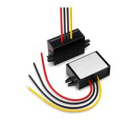 24V to 12V DC-DC Converter 1-100A Buck Power Supply, IP67 Waterproof Voltage Regulator for Automotive LED Truck Marine Solar Systems(30A Aluminum L)