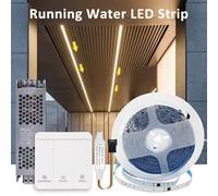 24V WS2811 bande lumineuse LED SMD 2835 5M 10M 15M 20M 30M course de chevaux séquentielle eau qui coule bande LED ruban lampe Natural White