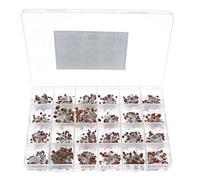 24Value/Box Ceramic Capacitor Assortment Kit 2PF-0.1UF 50V Ceramic Capacitors Set 22PF 47PF 100nF 104 Electronic Capacitor Pack NWPNLXEA