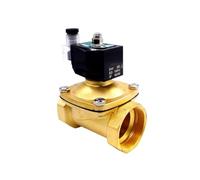 24vdc 12v 110v 36v 220v Electric Solenoid Valve Water 1/2inch 3/4inch 1inch 1-1/4inch 1-1/2inch 2inch Normally Closed(NPT_24VDC)