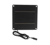 24W 12V Solar Panel, Waterproof Solar Charger, DC5521 Outdoor Power Panel
