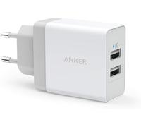 24W 2-Port Usb Wall Charger Universal Usb Adapter With Poweriq Technology For Iphone X/8/8 Plus/7/7 Plus/6/6S/5/5S/5C, Ipad, Samsung Galaxy/Note, Lg, Nexus Etc
