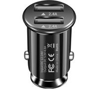 24W/4.8A Dual Port USB Car Cigarette Lighter Charger Adapter Compatible with iPhone 15/14/13/12, Samsung, iPad Air, Huawei