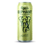 24X 0,5L Canettes Carlsberg Elephant Bière Forte 7,5% Vol EINWEG