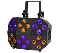 24X 10W Six Couleurs RGBWAUV LEDs Effet Wash Lumière - DOUBLE DECKER