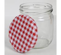 24X Bocal De Conservation 425ML Couvercle Carre Pour Conserver Légumes