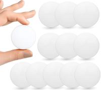 24x butoir de porte / arrêt de porte blanc - ⌀ 4cm - butoir comme protection murale (set de 24 pièces, 24 arrêts de porte blancs), autocollant