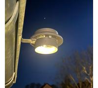 24X Lampes Solaire Pour Gouttières RAL 7016 Anthracite Éclairage Gouttière