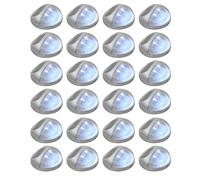 24x Lampes Solaires Murales à LED d'Extérieur Rond Noir Eclairage vidaXL