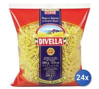 24x Lot Divella Semola 63 Paternosti Rigati Gr 500