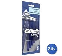 24X Lot Gillette Blue 2 X5 Sac Rasoir Jetable