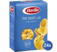 24X Multipack Barilla Semola 91 Pipe Rigate 500G