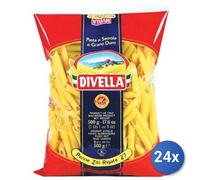 24X Multipack Divella Semoule 27 Pennes Ziti Rigati Gr 500