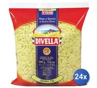 24x Multipack Divella Semoule 74 Étoiles Gr 500
