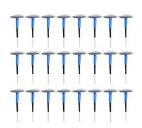 24x Patchs de Pneus Réparation, Patch Universel en Caoutchouc Patch de Pneu Réparation Tête de Champignon Accessoire de Crevaison Réparation, pour Voiture Et Moto Patch Tubeless Gomme (36 x 4 mm)