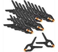 24X Pinces à Ressort, Pinces à Colle en Plastique pour une Utilisation Universelle à, en Atelier, en Photographie ou en ModéLisme