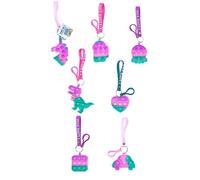 24x porte-clés anneau ruban crochet voiture accrocher ménage vie couleurs mix