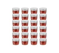 Vidaxl 24 Pcs Pots ¿¿ Confiture Avec Couvercles Argent¿¿S Verre 110 Ml