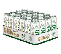24X0,5L Canettes Bitburger Pilsener 0.0 SANS ALCOOL À USAGE UNIQUE