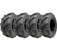 24x10.00-12 ATV Quad Tyres OBOR Mudsling Tubeless Road Legal 267kgs (Set of 4)