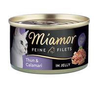 24x100g Filets Fins Thon Skipjack En Gelée Miamor - Pâtée Pour Chat