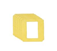 24x24 Cm Robot De Nettoyage De Vitres Vadrouille Lingettes En Tissu Carré Lingettes Nettoyantes Pièces De Nettoyeur De Vitres, Compatible For W-S8S W-S3S W-S9S Robot(Type B Mop 6 Pcs)