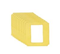24x24 Cm Robot De Nettoyage De Vitres Vadrouille Lingettes En Tissu Carré Lingettes Nettoyantes Pièces De Nettoyeur De Vitres, Compatible For W-S8S W-S3S W-S9S Robot(Type B Mop 10 Pcs)