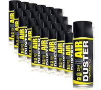 24x400ml Oputec Air Duster - Nettoyage à air comprimé avec rallonge - Nettoyage facile de clavier, PC, ordinateur, téléphone, appareil photo, imprimante, console Xbox, Playstation - Made in Germany