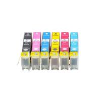 24XL T2431 T2432 T2433 T2434 T2435 T2436 Compatible avec les fournitures d'imprimante EXPRESSION PHOTO XP-55 XP-750 XP-760 XP-850 XP-860 XP-950 Compatible avec numéro de pièce 24XL(One set 6 colors)