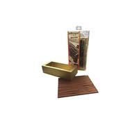 silikomart | KIT MAGIC WOOD, Set avec moule en silicone pour Tronchetto + tapis en silicone, anti-adhérent, design 3D, 296 x 130 mm, h 72 mm, volume 1300 ml, Made in Italy
