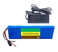 25.2V 15Ah 6S2P Batterie lithium-ion rechargeable Boîtier en PVC étanche Convient aux trottinettes électriques et aux draisiennes électriques Chargeur inclus 25.2V 15Ah,XT90+DC