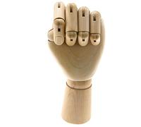 25,4 cm Mannequin en Bois Main Gauche Modèle Artistes du Corps articulé