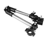 25-45 cm de long, porte-parapluie réglable à 360 °, support extensible, support multifonctionnel, diamètre poteau applicable 0,79 pouces ou moins pour chaise vélo (Noire)
