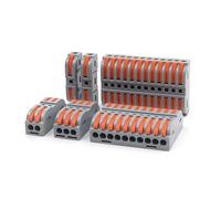 25/50/100PCS Quick Compact Electrical Butt Wire Cable Connector 1-12Pin Plug-in Terminal Home Wiring Module Junction Box 222 NWPNLXEA(NC-22-8,50PCS)
