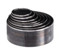 25-60mm Trou Rond Poinçon Coupe Cuir Cercle Poinçon 8 PièCes PoinçOnnage Alliage Acier DéFormer PréVention Cuir PoinçOnnage Outils