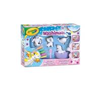 Crayola Kit créatif Washimals Peculiar Pets – Feutres et figurines à colorier – Dès 3 ans
