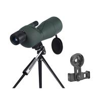 25-75x60mm HD Longue-Vue Ed Lentille Puissant Monoculaire Zoom Télescope Bak4 Prisme for Camping en Plein Air Observation des Oiseaux Tir Clair Image(Green Set)