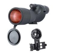 25-75x70/ 60 HD Télescope Zoom Monoculaire WatchingBird Puissant Longue Portée Étanche Longue-Vue for Le Tir Camping Tourisme(25-75x60 Black A)