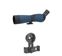 25-75x70 HD Longue-Vue Zoom Monoculaire BAK4 Prisme Télescope Étanche for Tir sur Cible Observation des Oiseaux Camping en Plein Air(B Blue 20-60X60)