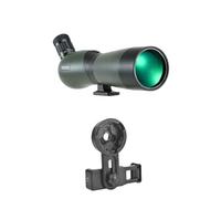 25-75x70 HD Longue-Vue Zoom Monoculaire BAK4 Prisme Télescope Étanche for Tir sur Cible Observation des Oiseaux Camping en Plein Air(E Green 20-60X70)