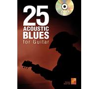 25 Acoustic Blues For Guitar (Book/DVD). Partitions, DVD (Région 0) pour Guitare