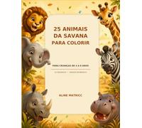25 ANIMAIS DA SAVANA PARA COLORIR
