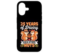 25 Ans à se Rendre Fous. 25e Mariage d'argent Coque pour iPhone 17