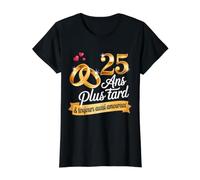 25 Ans de Mariage Noces D' Argent Cadeau Couple Amour T-Shirt Graphique avec Valeur