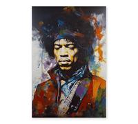 25 Artstreet Jimi Hendrix légende du rock Poster | Impression d'art | Papier mat 180 g | Décoration murale salon et chambre | 50 x 70 cm