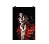 25 Artstreet Michael Jackson Poster | Impression d'art | Papier mat 180 g | Décoration murale salon et chambre | 50 x 70 cm